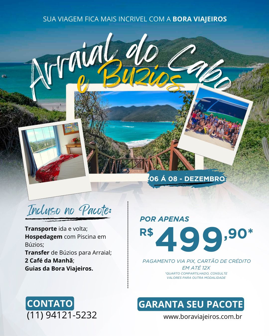 ARRAIAL DO CABO E BÚZIOS - DEZEMBRO